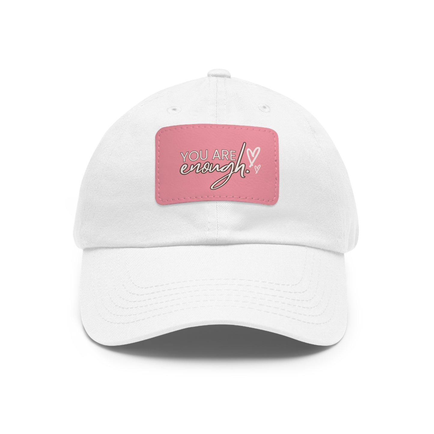 You Are Enough | Leather Patch Cap | Everyday Confidence & Style - Found Essence