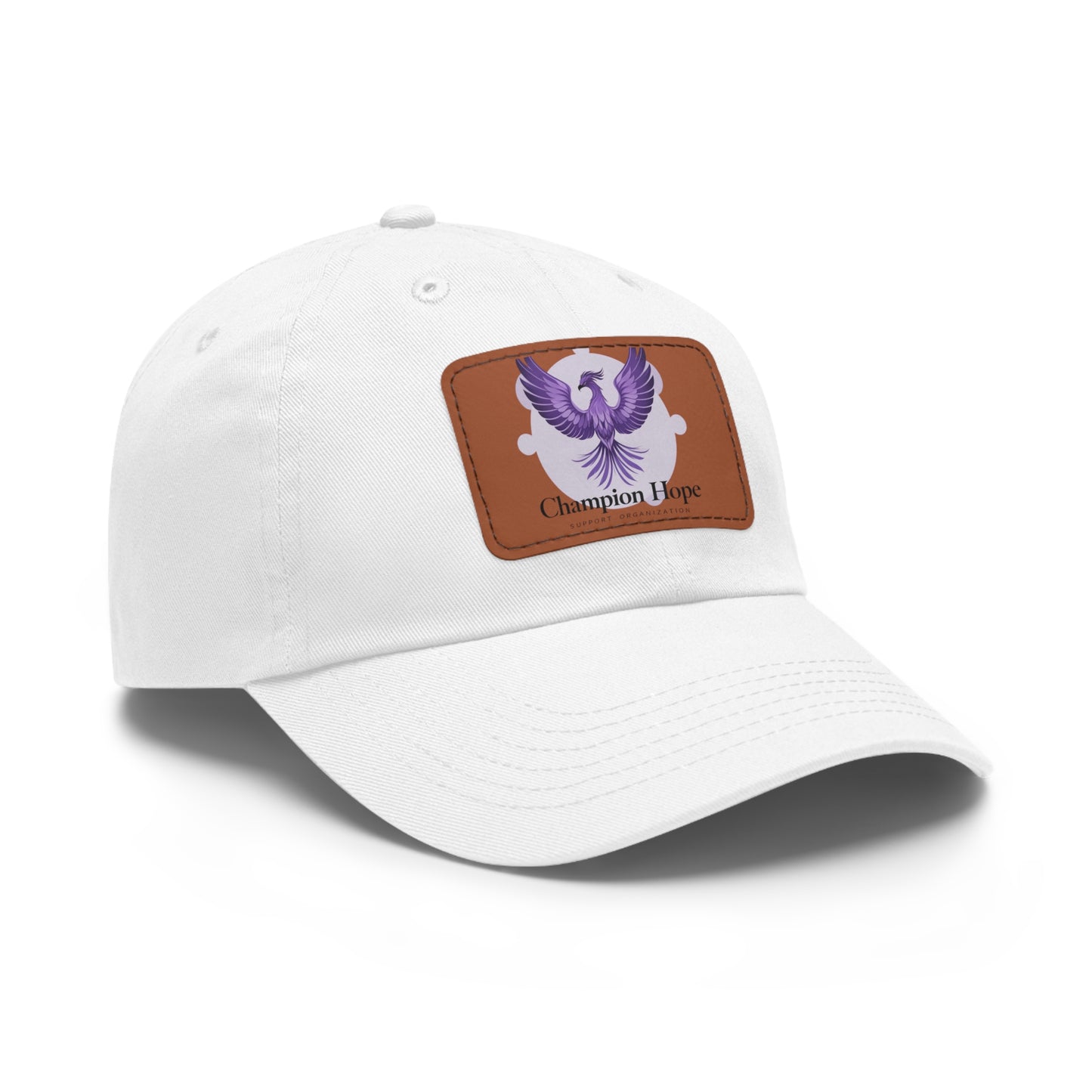 Champion Hope Leather Patch Cap | Unisex Adjustable Hat | Casual & Stylish Accessory - Found Essence