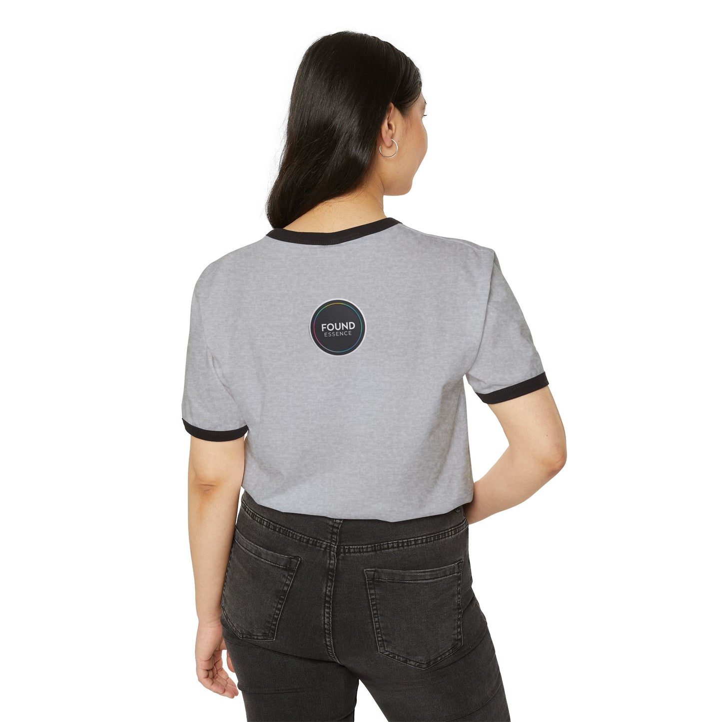 “Live Found. Live Fully.” Ringer T-Shirt | Retro-Inspired Everyday Comfort - Found Essence