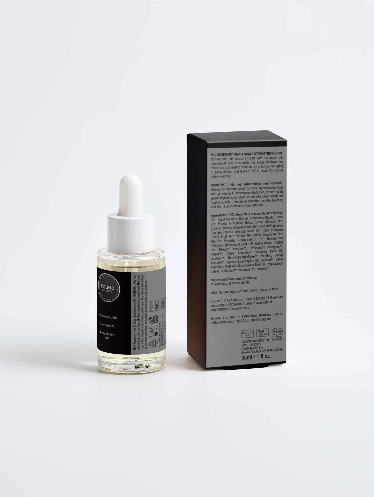 Rosemary Hair & Scalp Strengthening Oil — Nourish, Restore, Grow - Found Essence