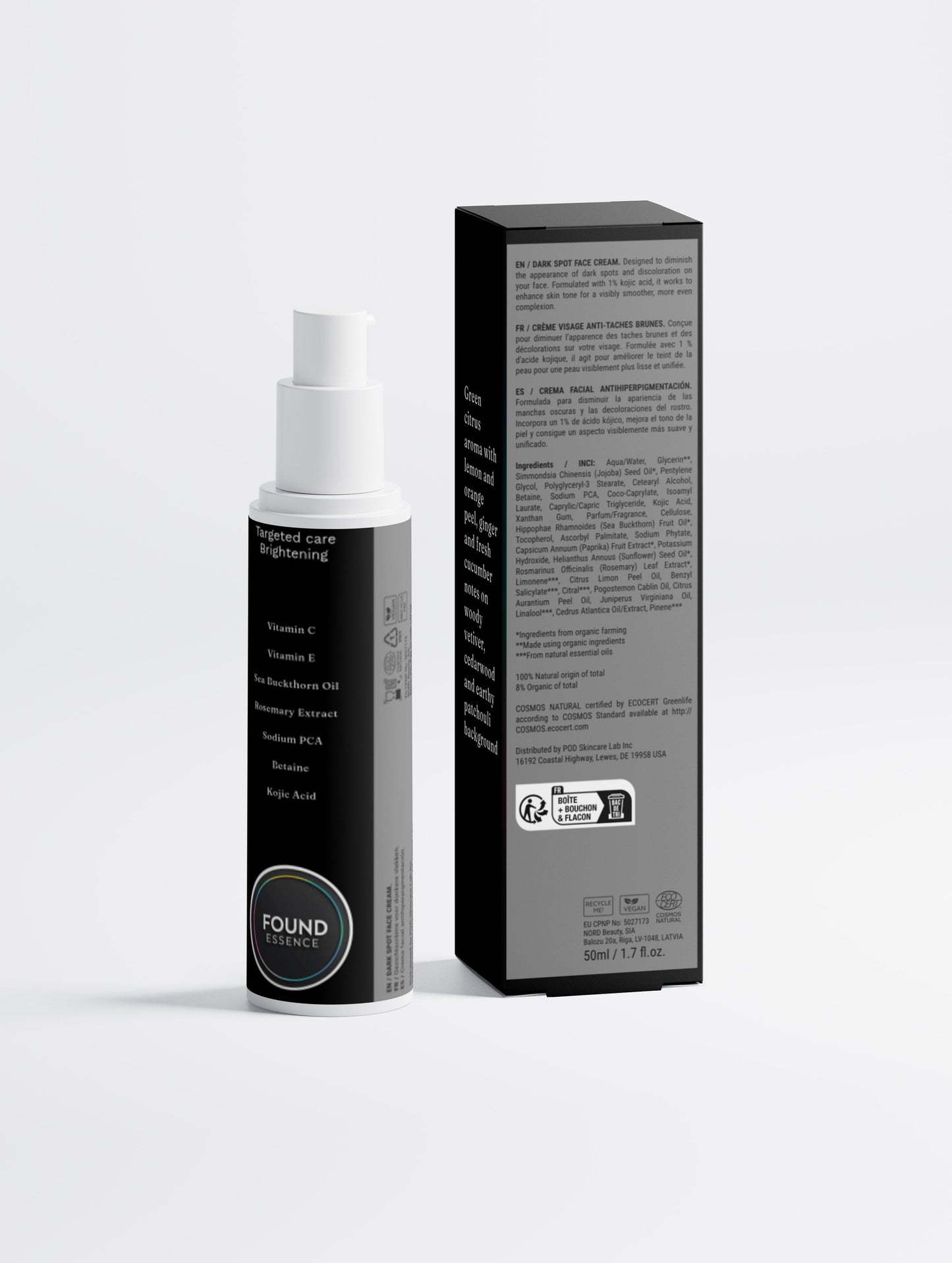 Dark Spot Correcting Cream — Brighten, Even, Renew - Found Essence