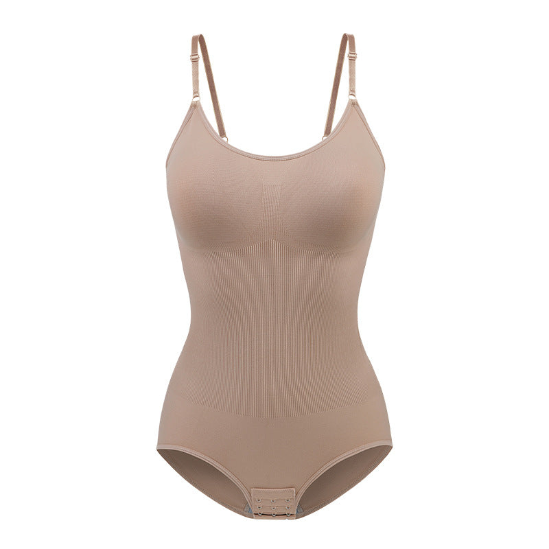 Women’s Ribbed Square Neck Bodysuit – Sexy One-Piece Short Sleeve Lingerie - Found Essence 