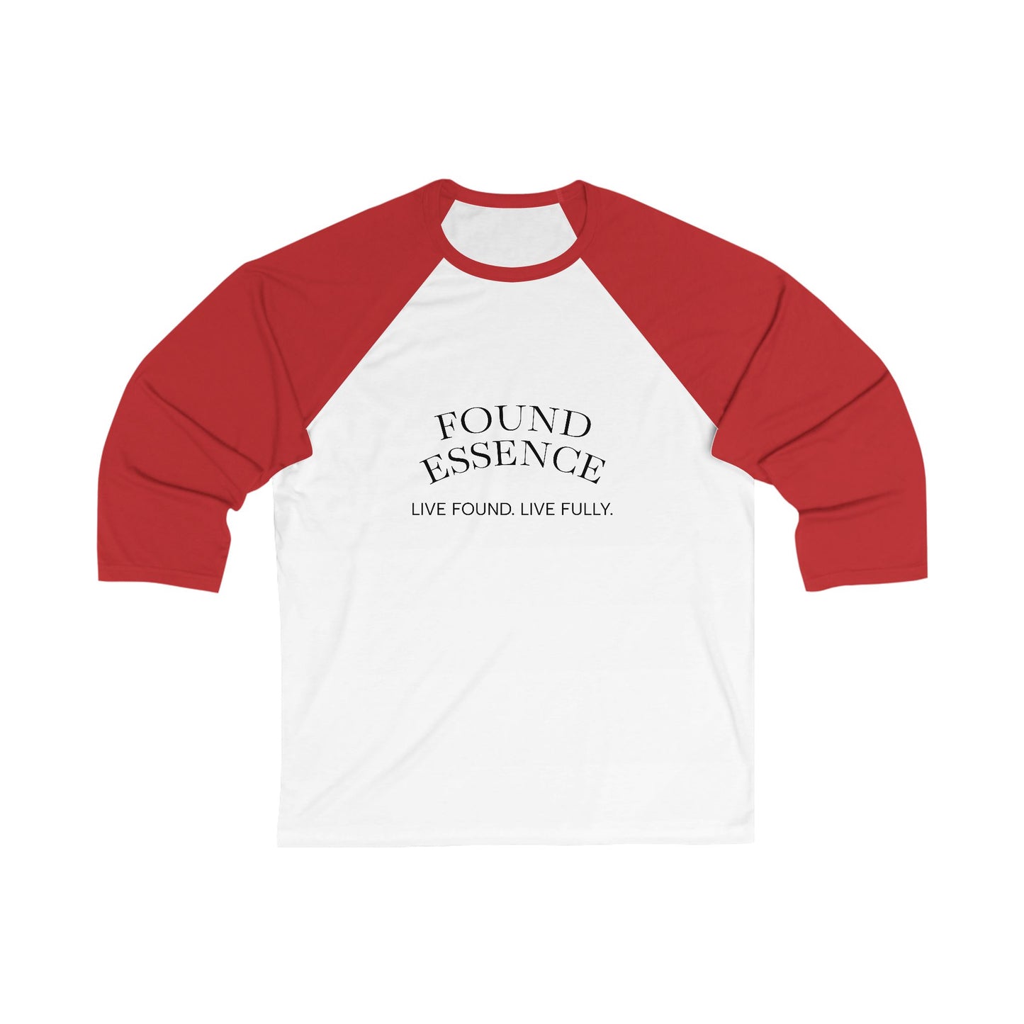 Women's Baseball Tee Found Essence 'Live Found, Live Fully' - Found Essence 