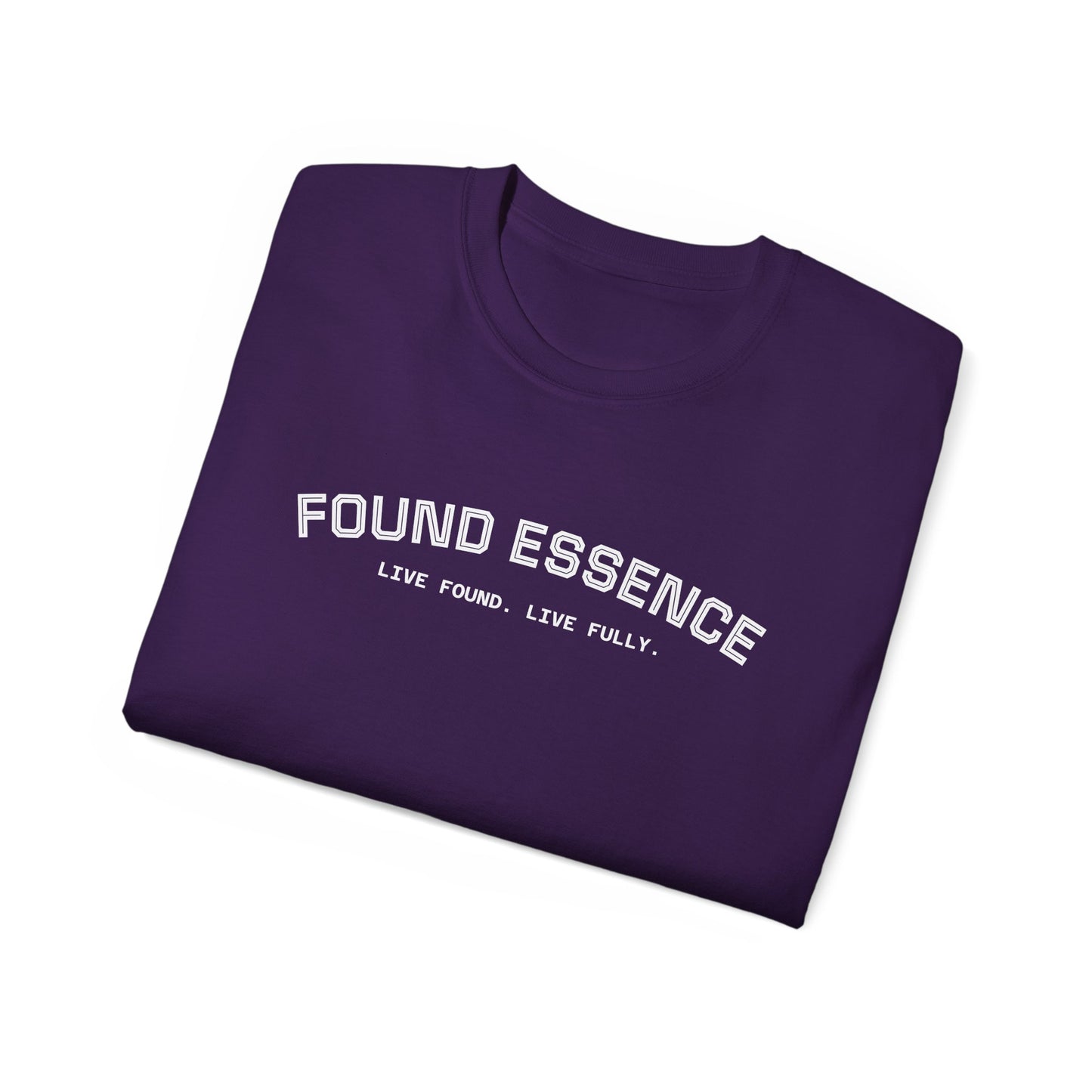 Essence Tee — “Live Found. Live Fully.”