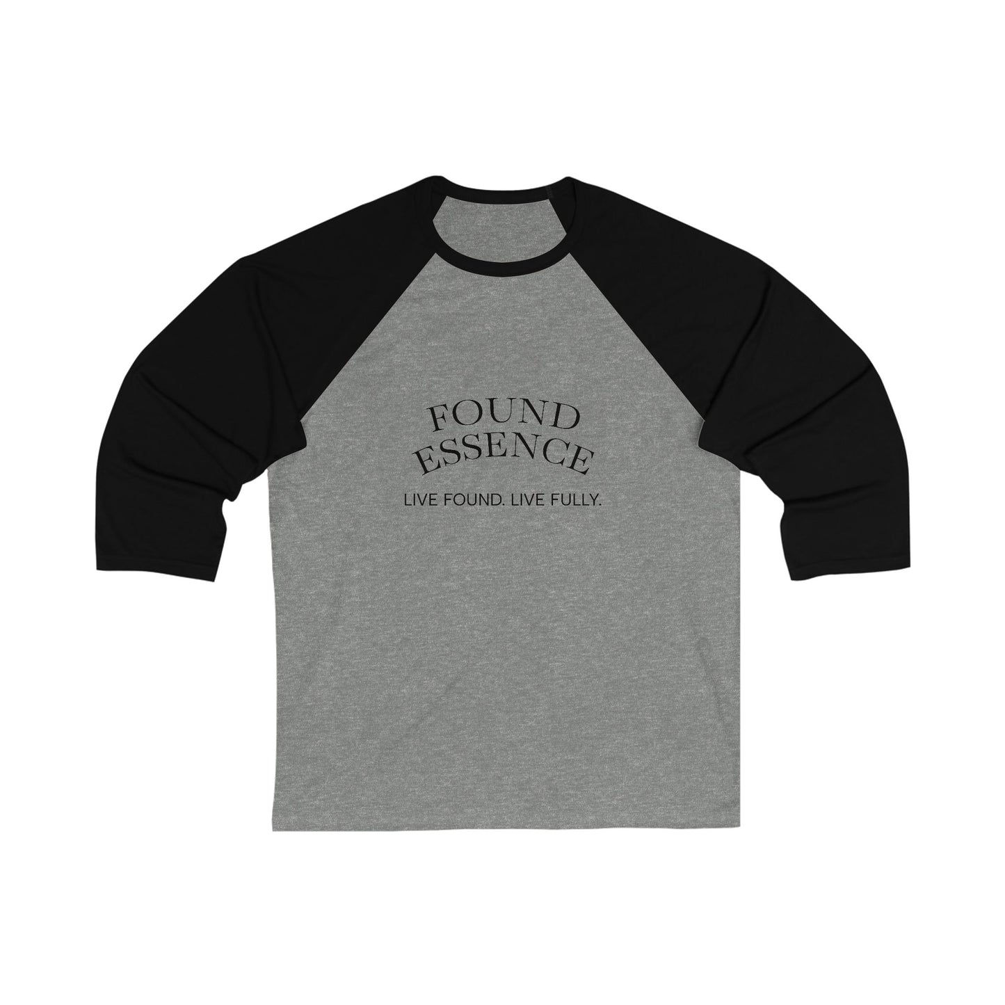 Women's Baseball Tee Found Essence 'Live Found, Live Fully' - Found Essence 