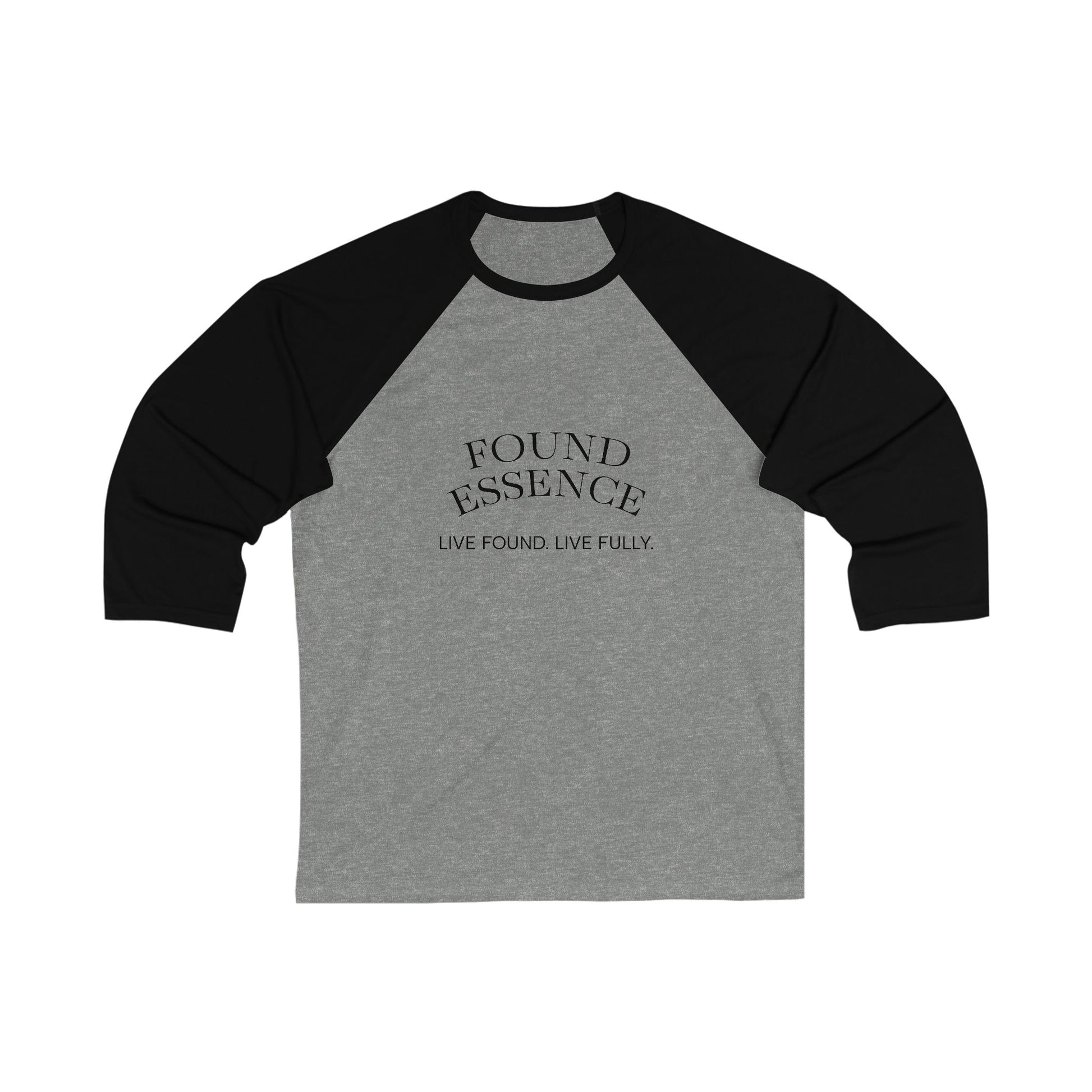 Women's Baseball Tee Found Essence 'Live Found, Live Fully' - Found Essence 