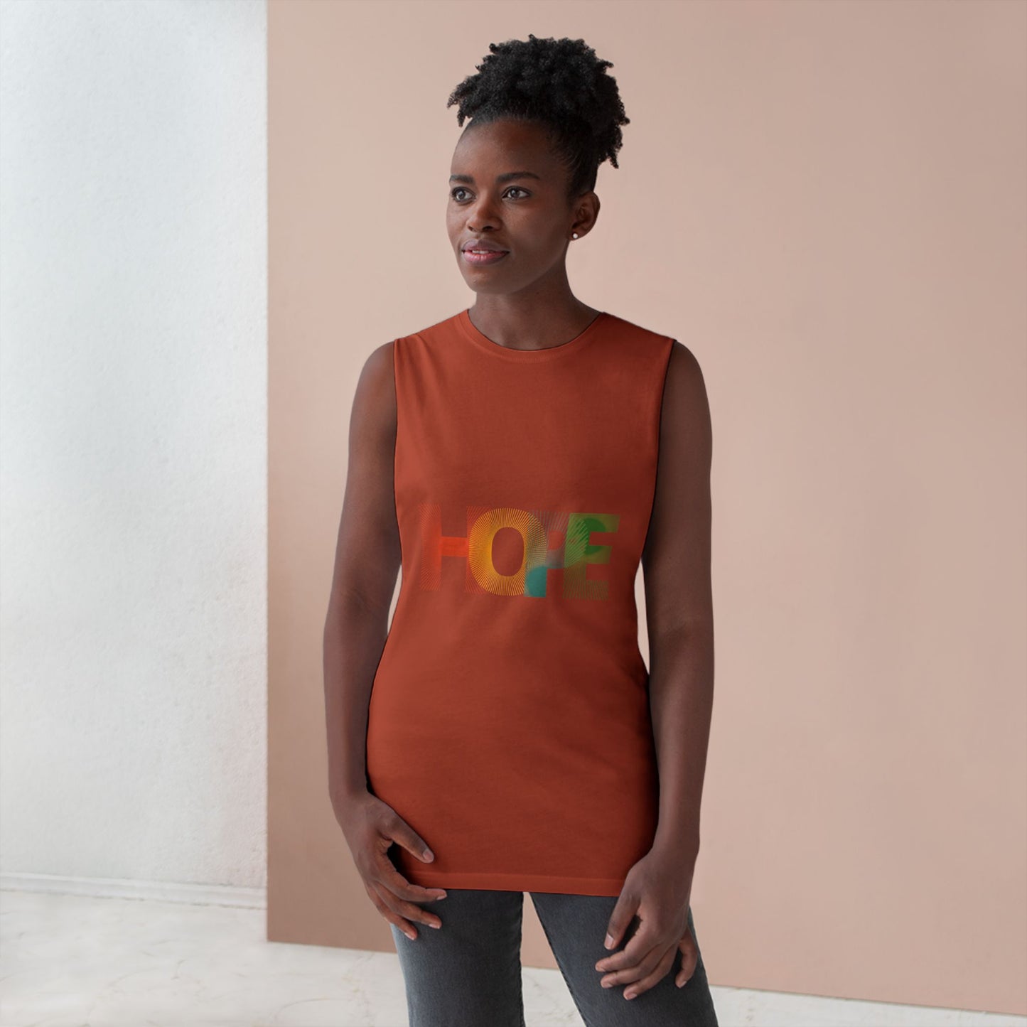 Hope Tank - Inspirational Summer Top, Casual Wear, Fitness Gear, Gift for Friends, Positive Message Apparel