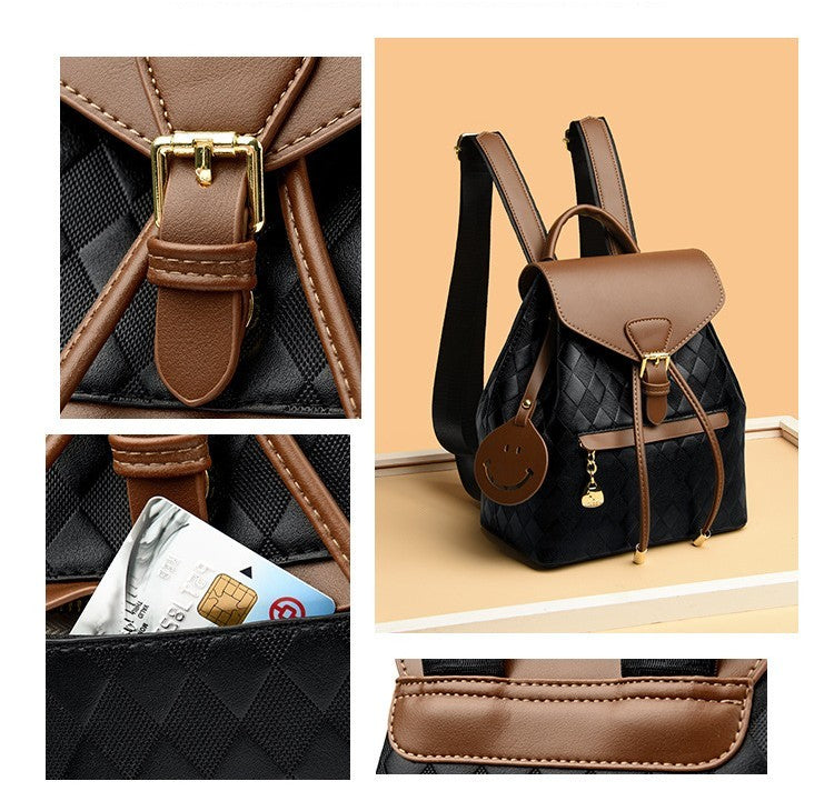 Women’s Casual Leather Backpack | Multifunction Travel, School & Shoulder Bag
