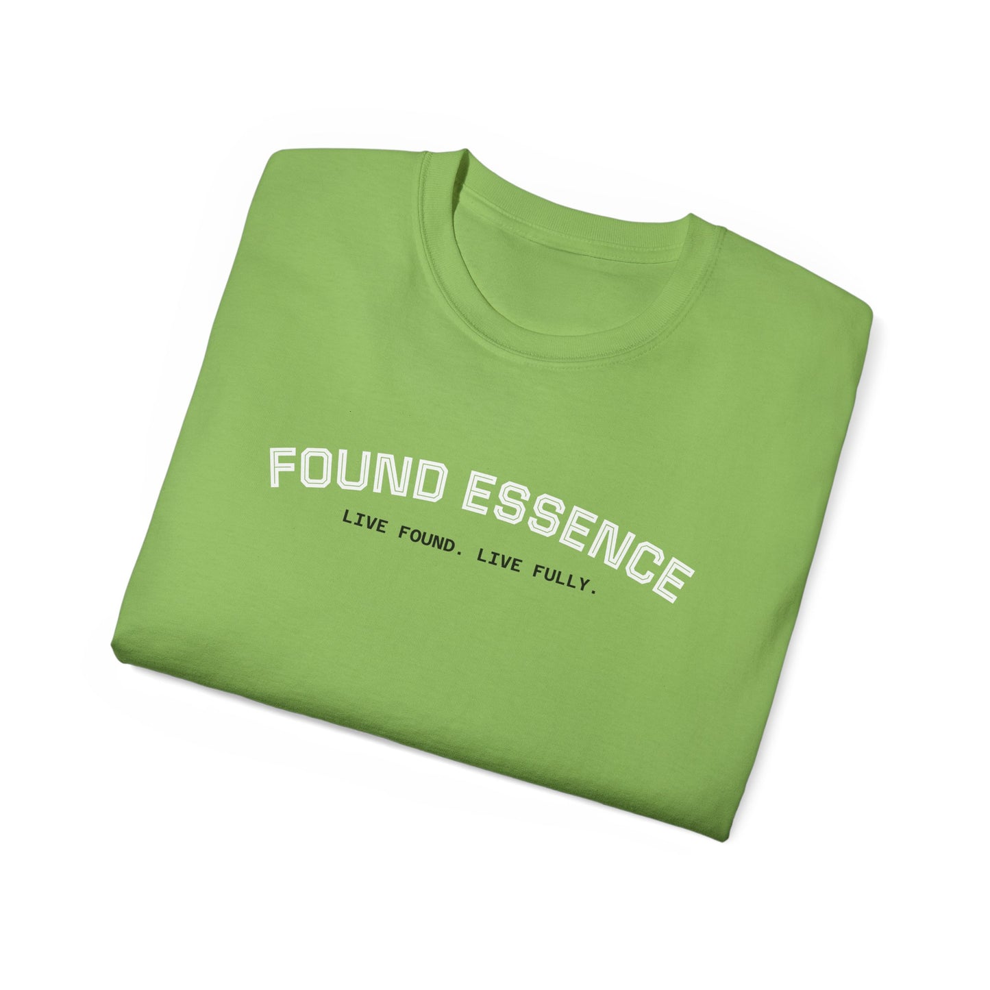 Essence Tee — “Live Found. Live Fully.”
