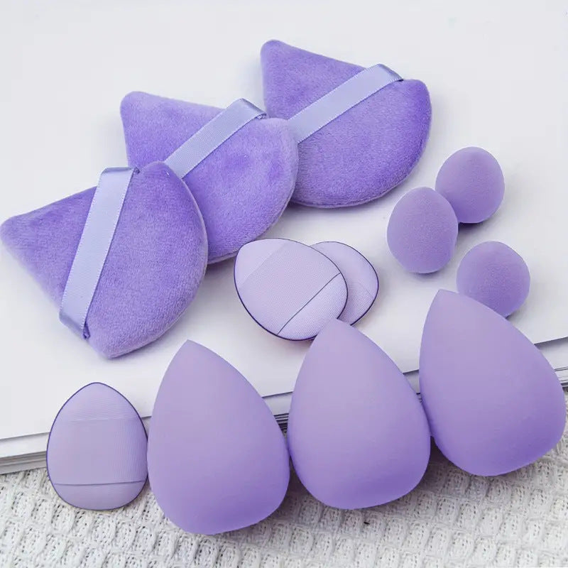 12-Piece Pro Makeup Sponge Set – Flawless Blend Beauty Eggs for Liquid, Cream & Powder