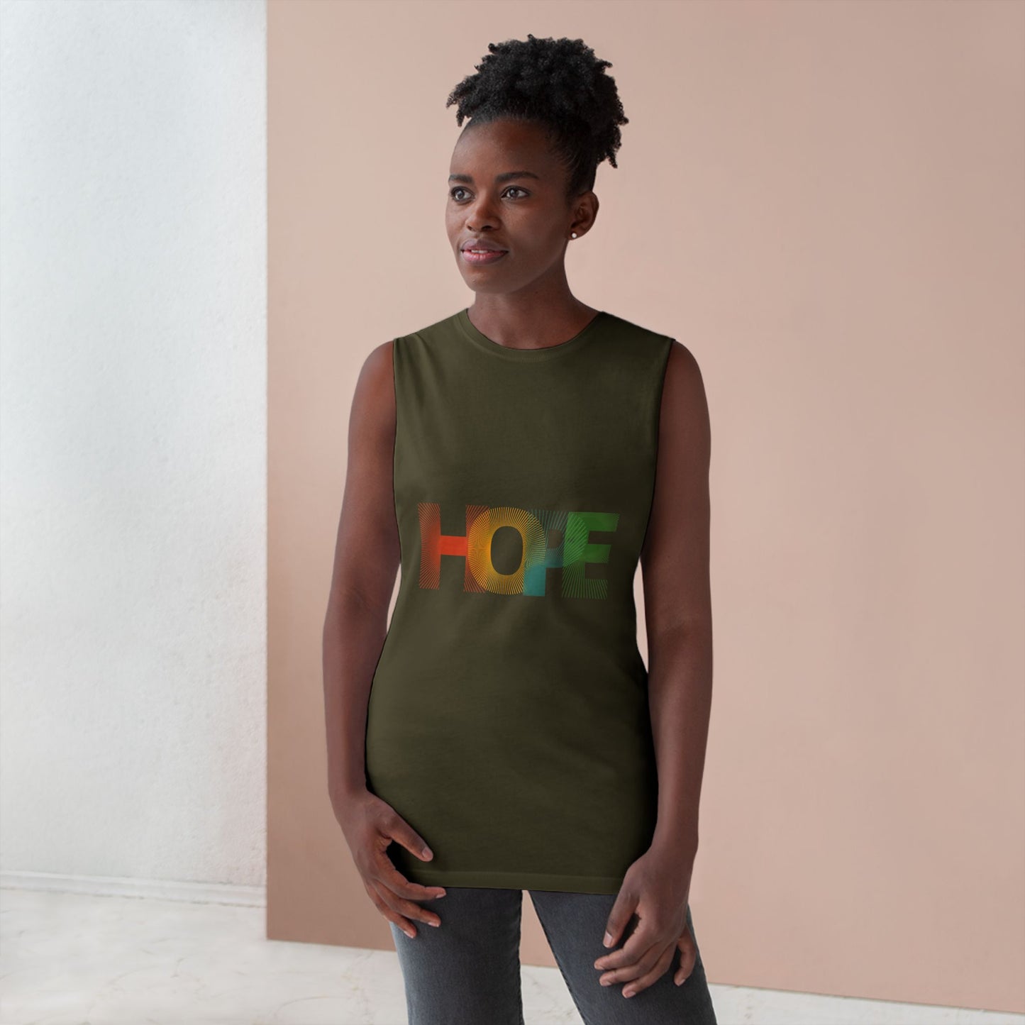 Hope Tank - Inspirational Summer Top, Casual Wear, Fitness Gear, Gift for Friends, Positive Message Apparel