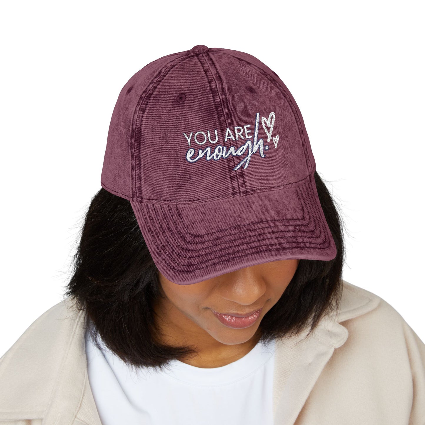 “You Are Enough” Cap | Adjustable Baseball Hat | Summer Style - Found Essence 
