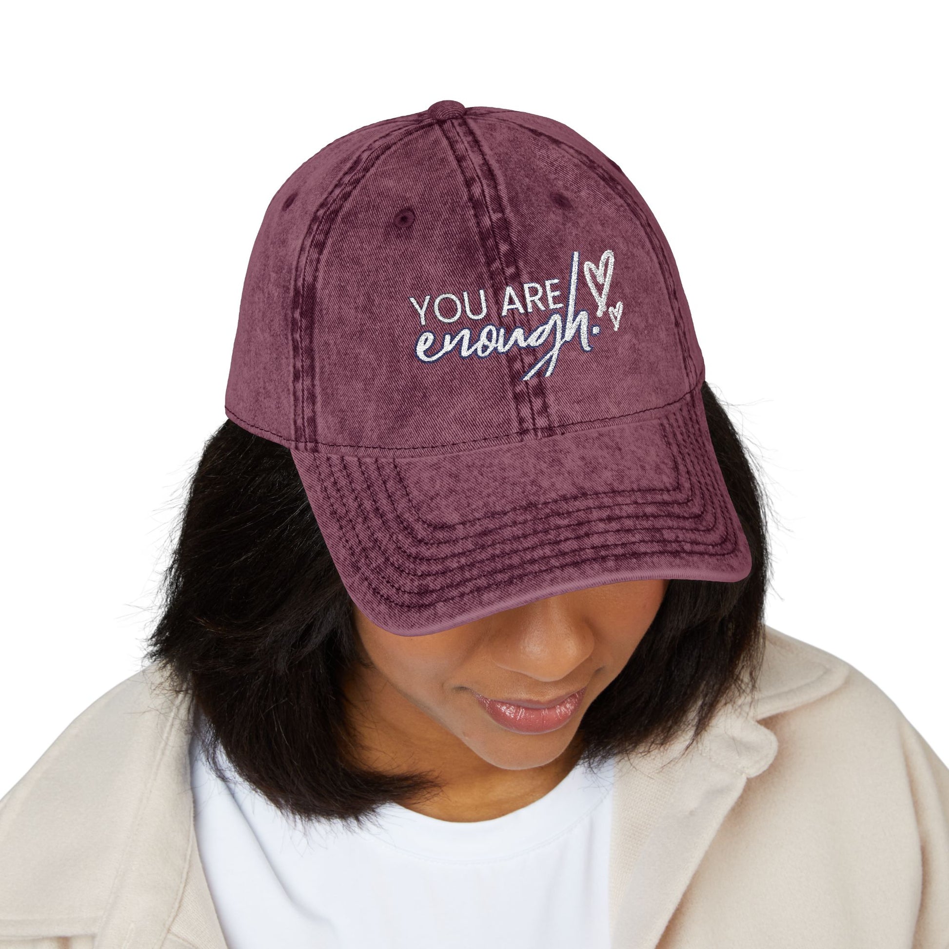 “You Are Enough” Cap | Adjustable Baseball Hat | Summer Style - Found Essence 