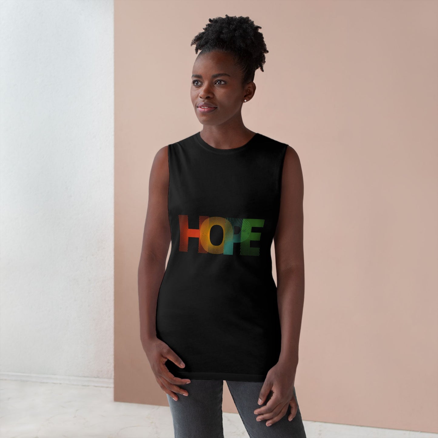 Hope Tank - Inspirational Summer Top, Casual Wear, Fitness Gear, Gift for Friends, Positive Message Apparel