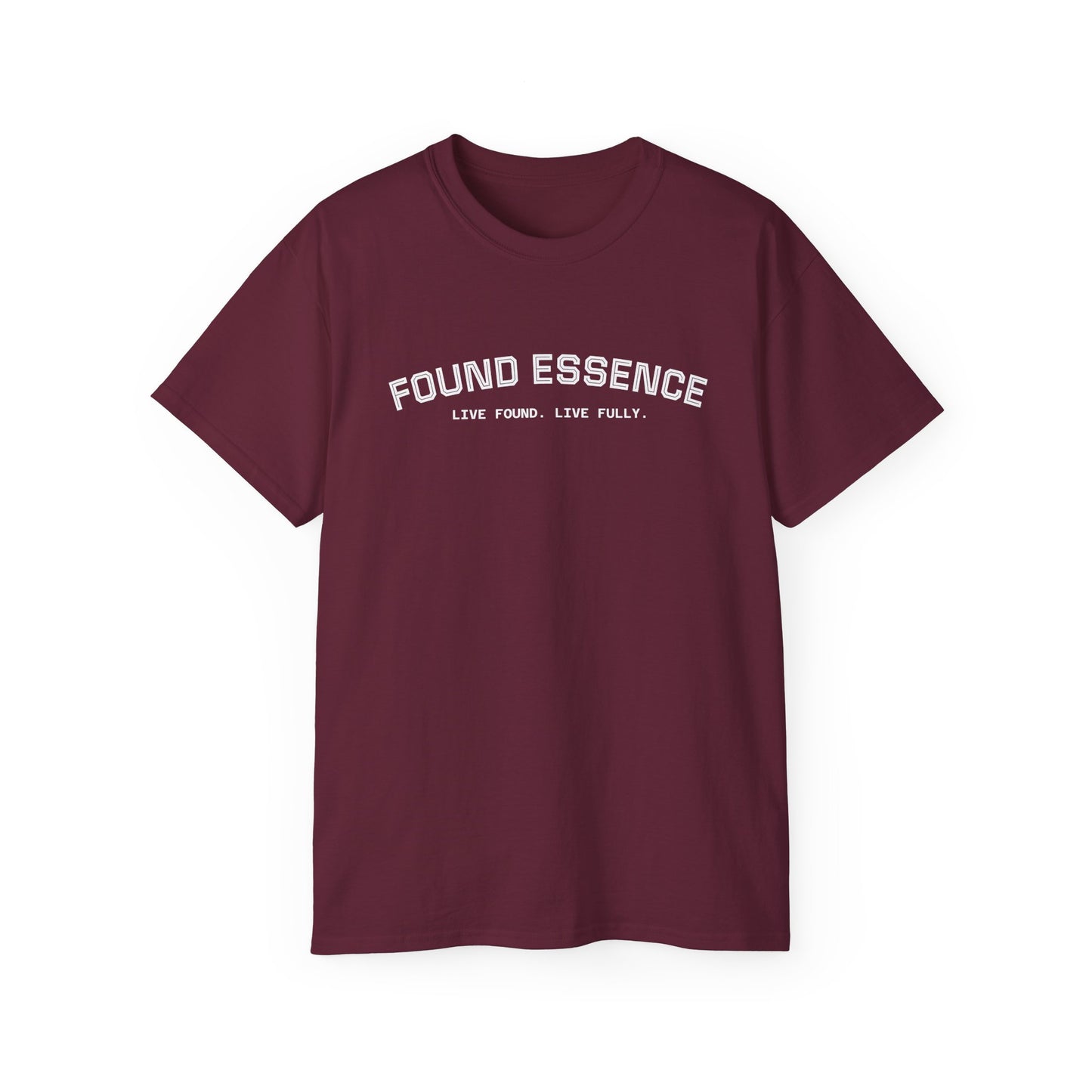 Essence Tee — “Live Found. Live Fully.”