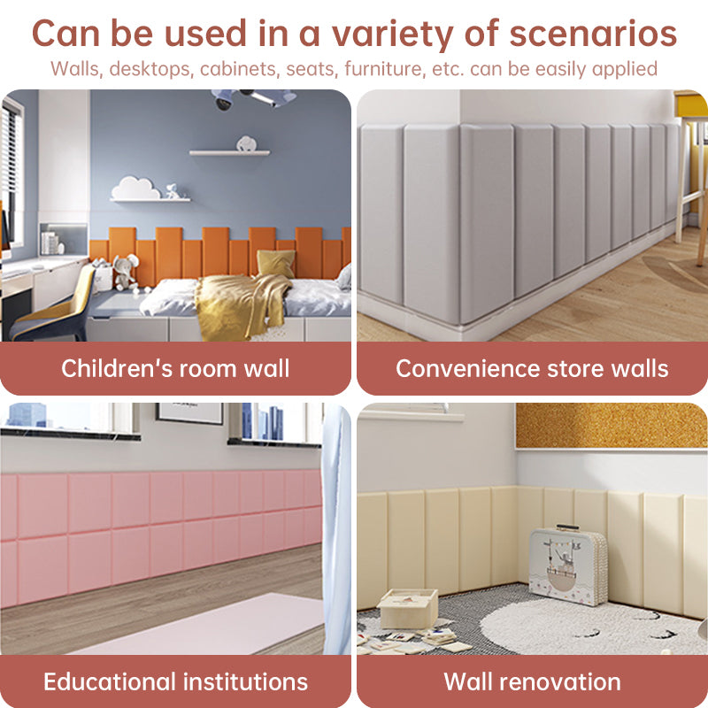 Kids' 3D Wall Stickers, Soft Anti - Collision Wall & Bedhead Panels, 2 - 8 pcs - Found Essence 