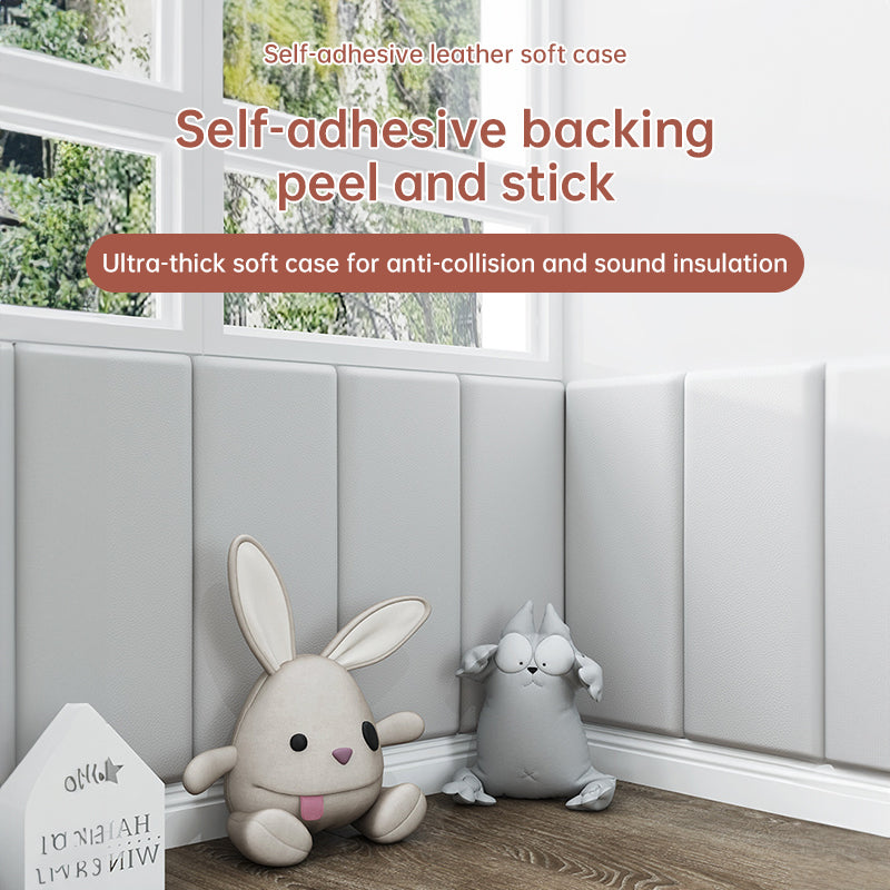 Kids' 3D Wall Stickers, Soft Anti - Collision Wall & Bedhead Panels, 2 - 8 pcs - Found Essence 