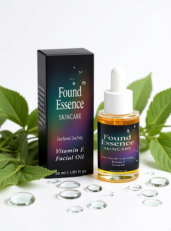 Vitamin E Facial Oil — Glow + Hydration Booster - Found Essence 