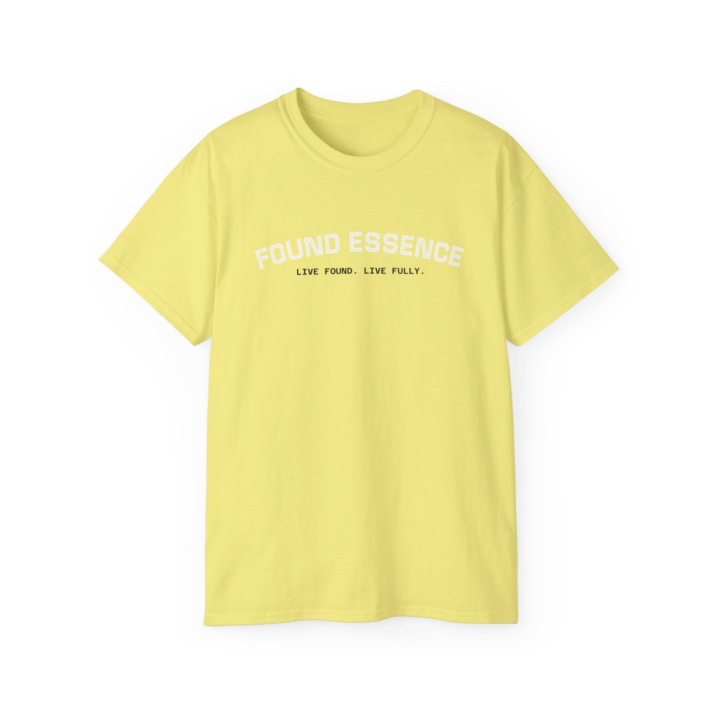 Essence Tee — “Live Found. Live Fully.”