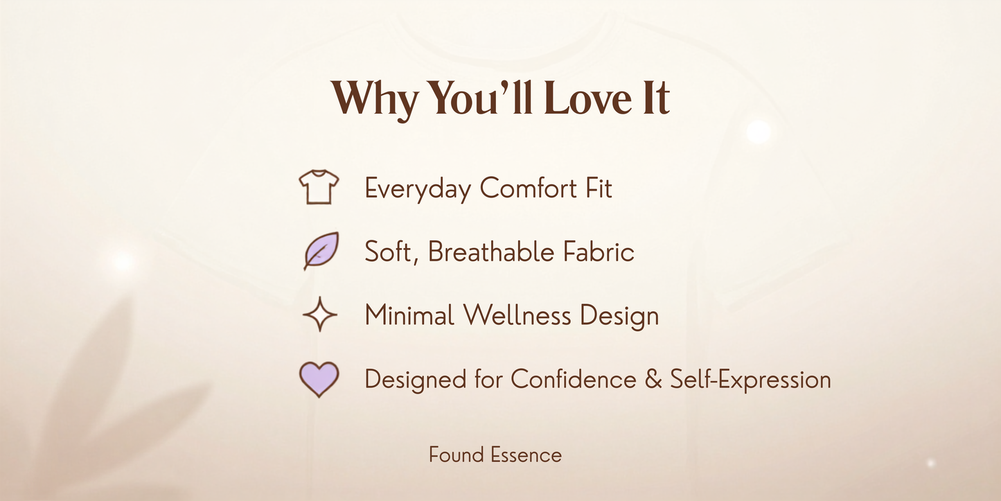 Essence Long Sleeve Tee — Wellness Crewneck - Found Essence 