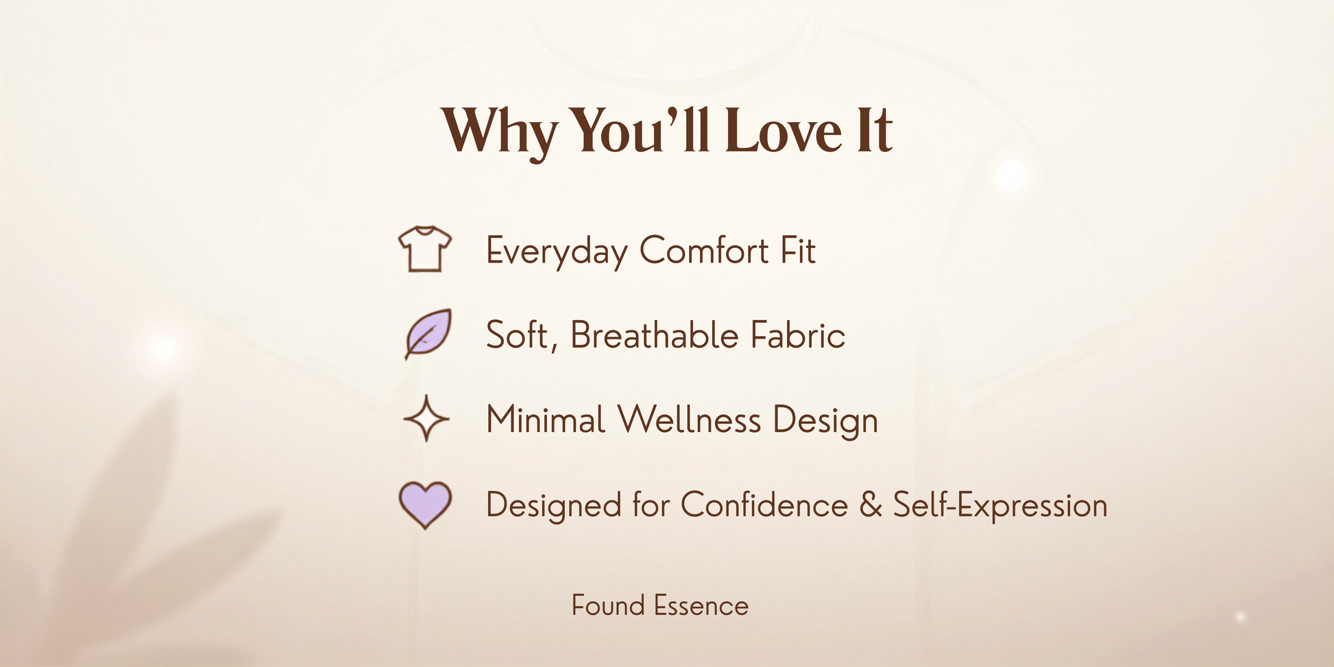 Essence Long Sleeve Tee — Wellness Crewneck - Found Essence 