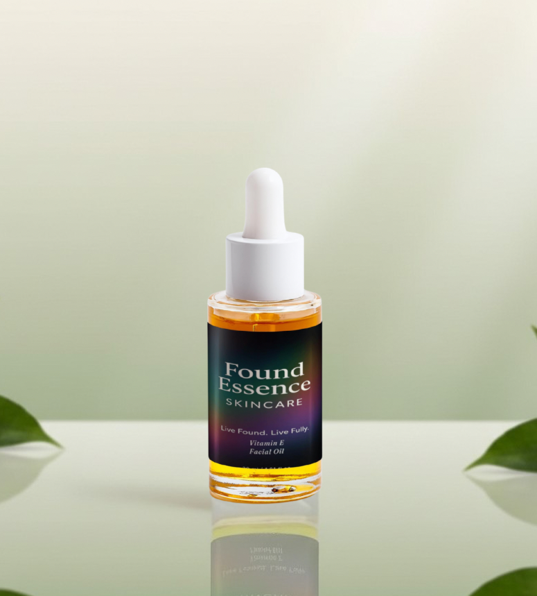 Vitamin E Facial Oil — Glow + Hydration Booster - Found Essence 