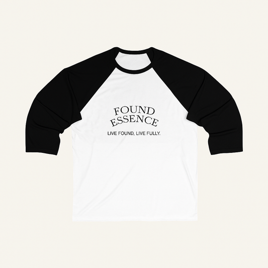 Women's Baseball Tee Found Essence 'Live Found, Live Fully' - Found Essence 