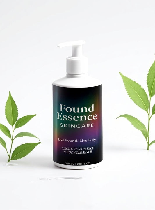 Sensitive Skin Face & Body Cleanser — Pure, Gentle, Comforting - Found Essence 