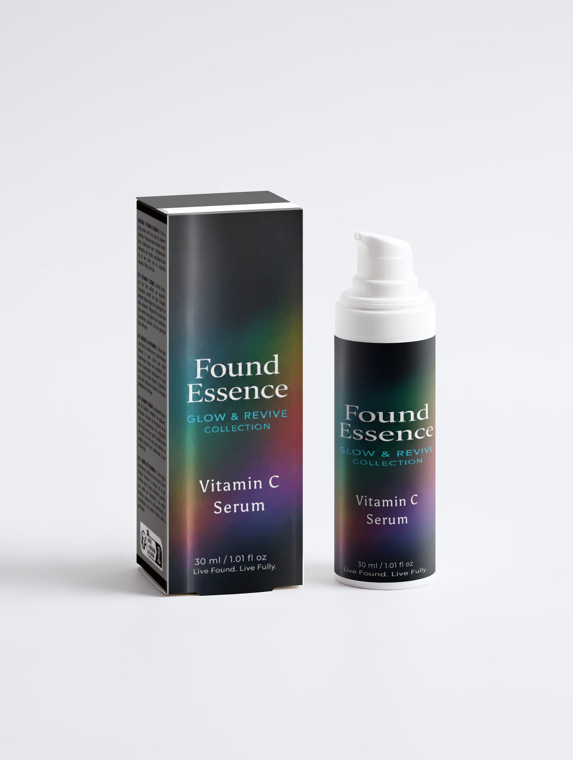 Vitamin C Brightening Serum — Glow, Firm & Hydrate - Found Essence 
