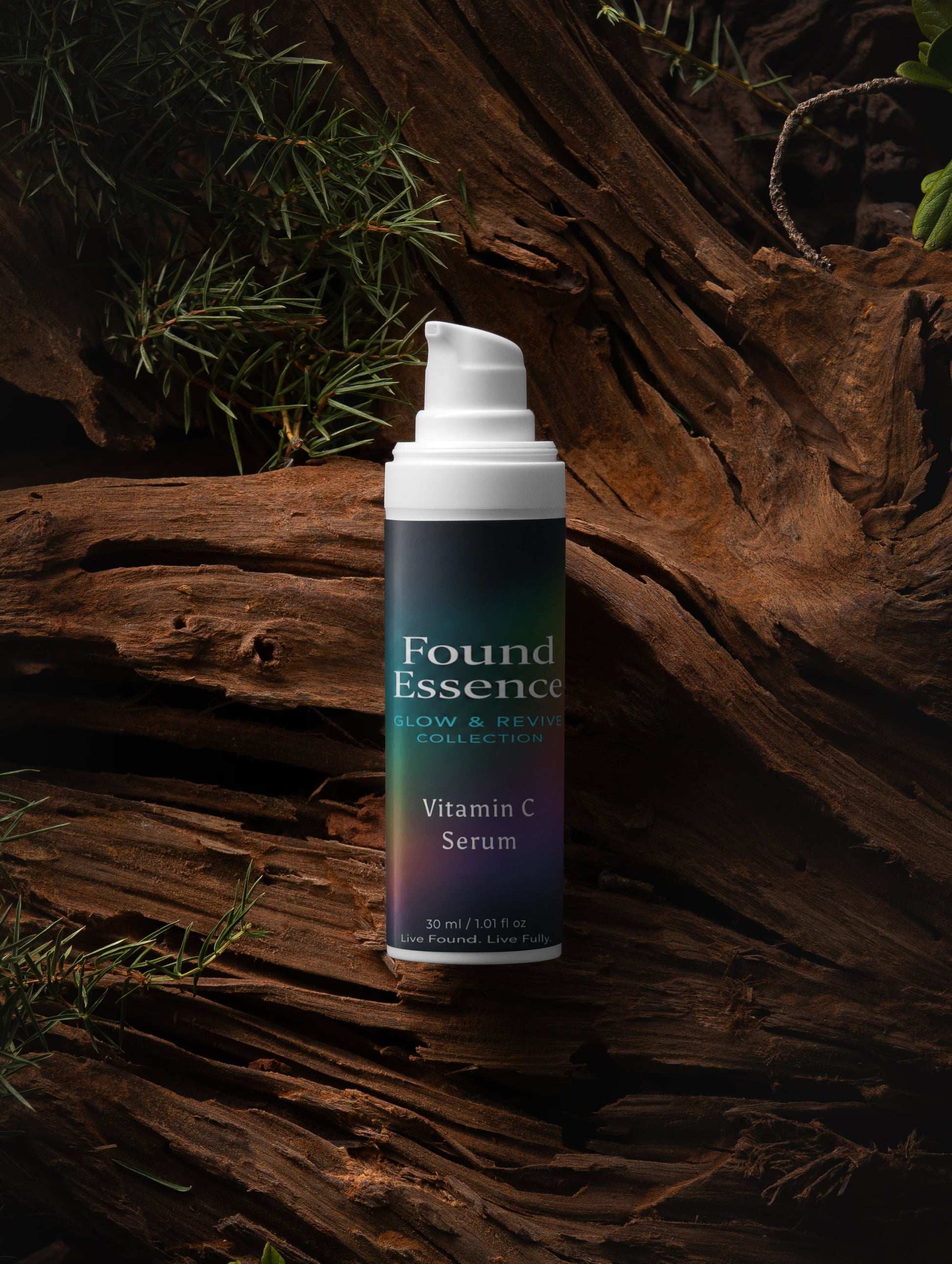 Vitamin C Brightening Serum — Glow, Firm & Hydrate - Found Essence 