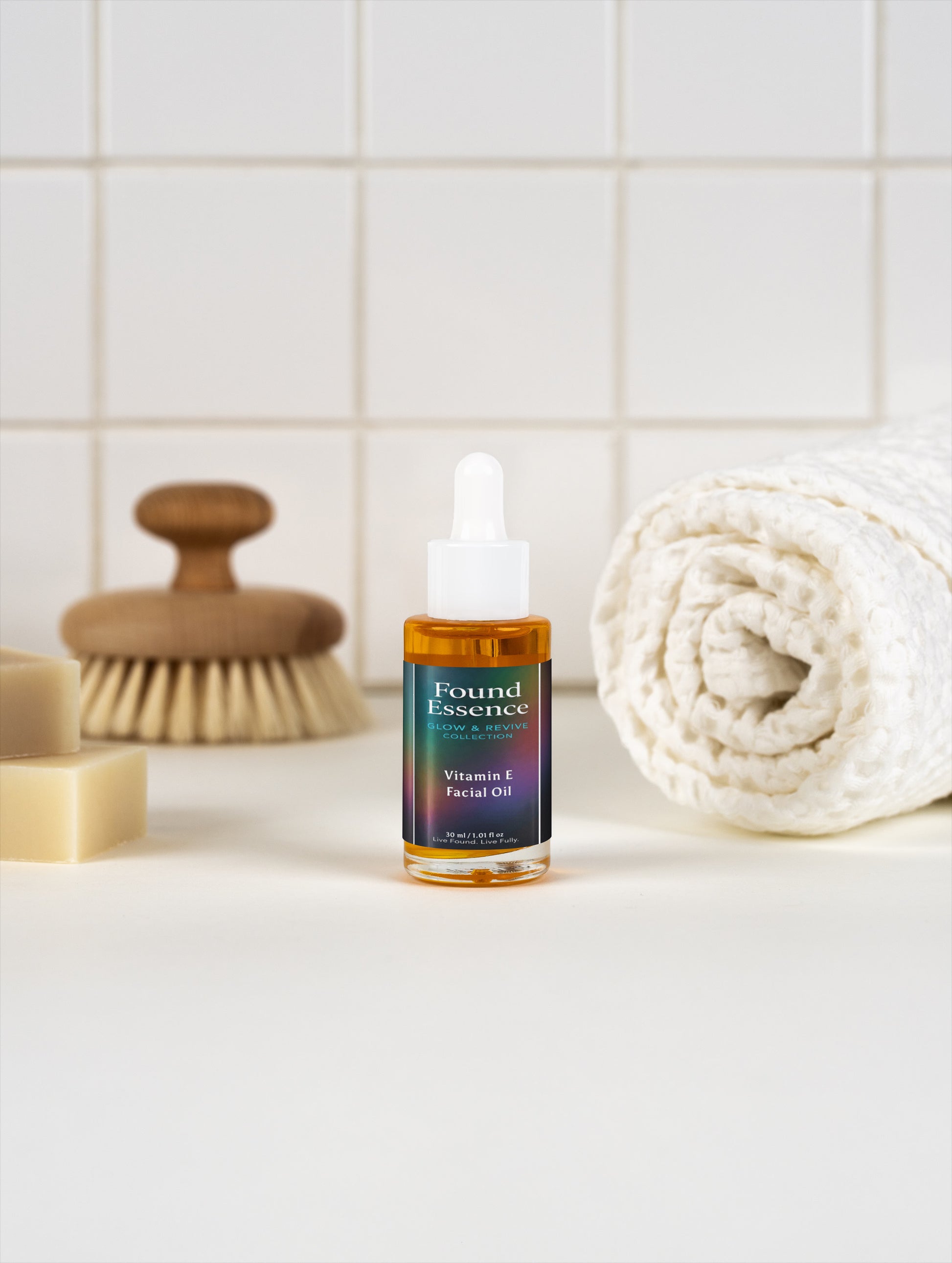 Vitamin E Facial Oil — Glow + Hydration Booster - Found Essence 