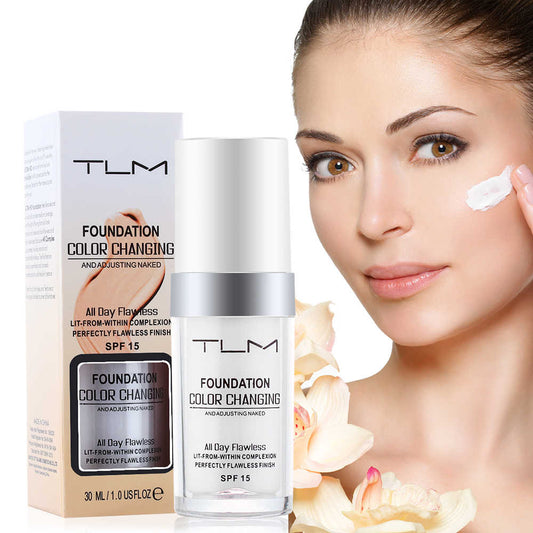 Color-Changing Adjustable Naked Finish Foundation - Found Essence
