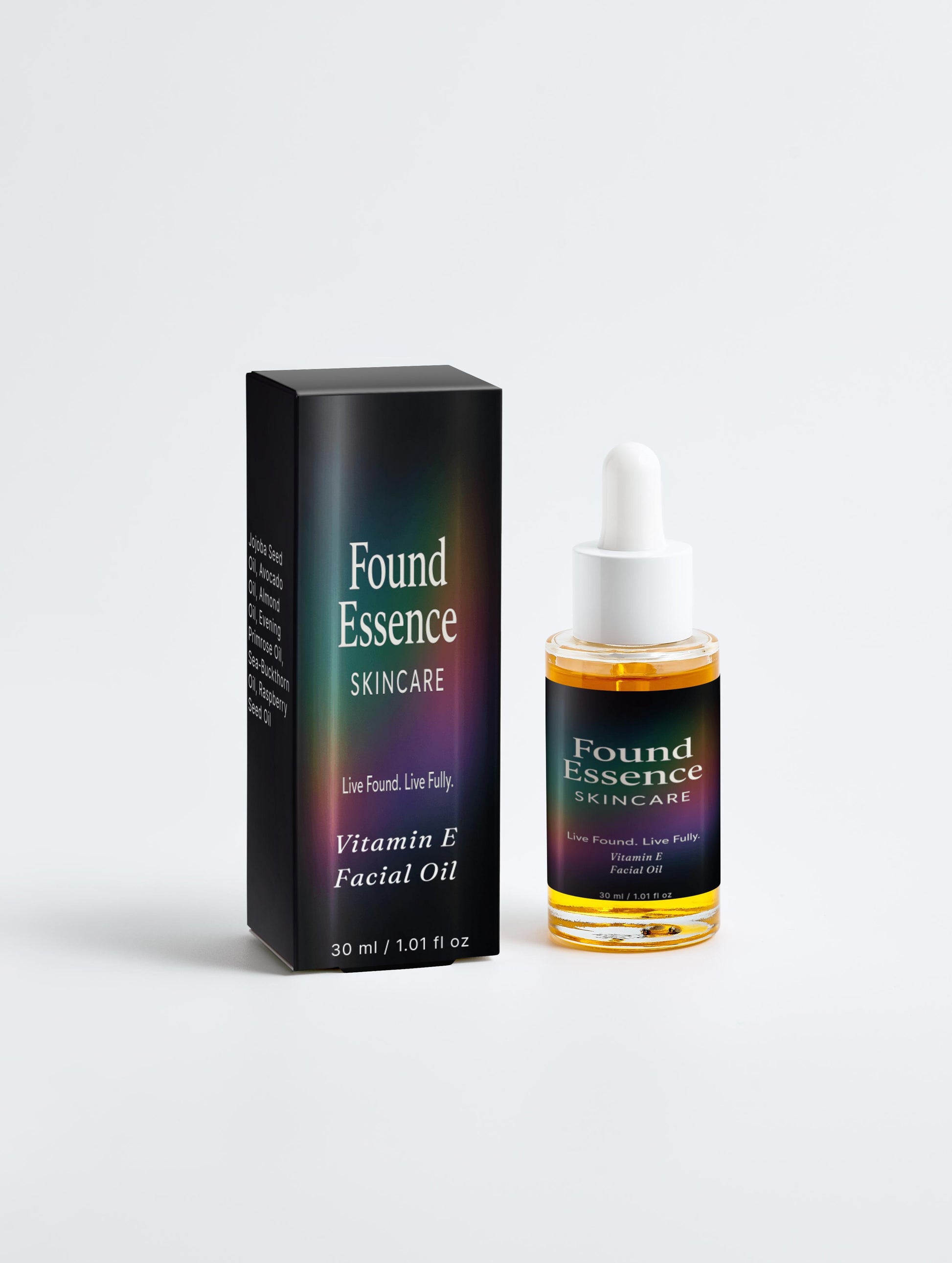 Vitamin E Facial Oil — Glow + Hydration Booster - Found Essence 
