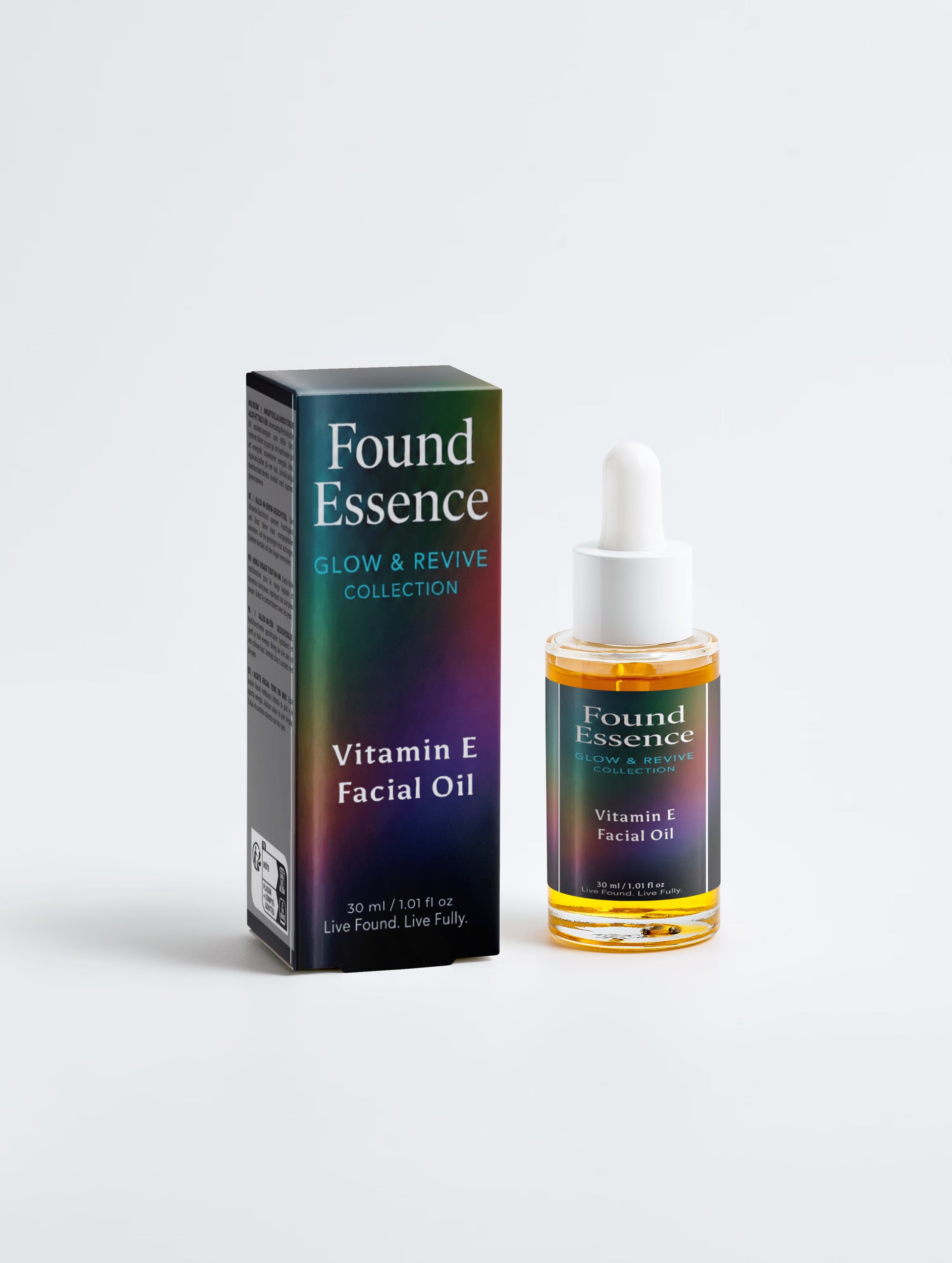Vitamin E Facial Oil — Glow + Hydration Booster - Found Essence 