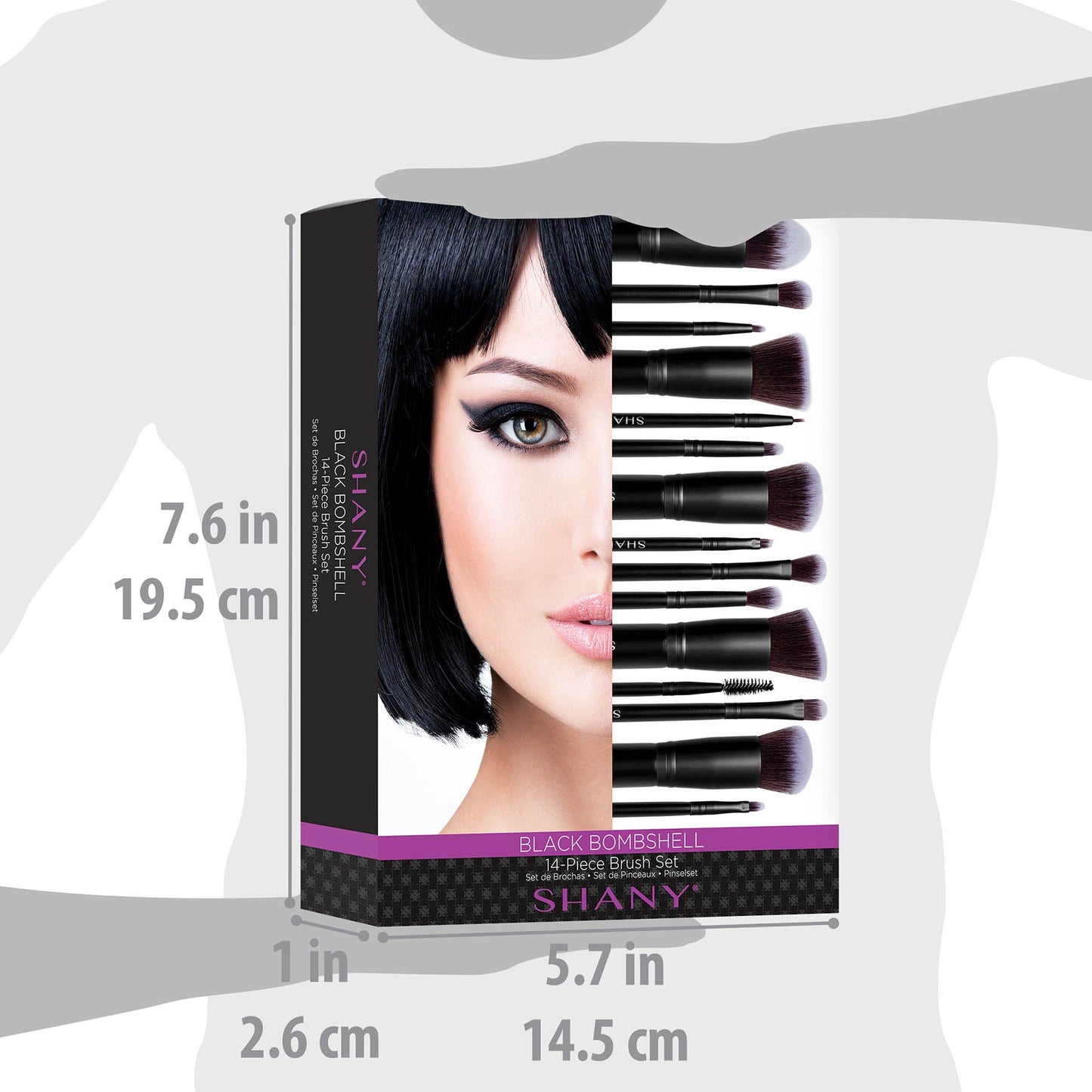 14 Piece Professional Makeup Brush Set - Found Essence 