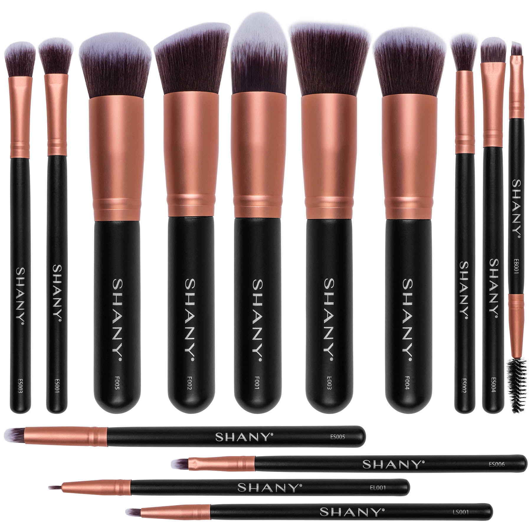 14 Piece Professional Makeup Brush Set - Found Essence 