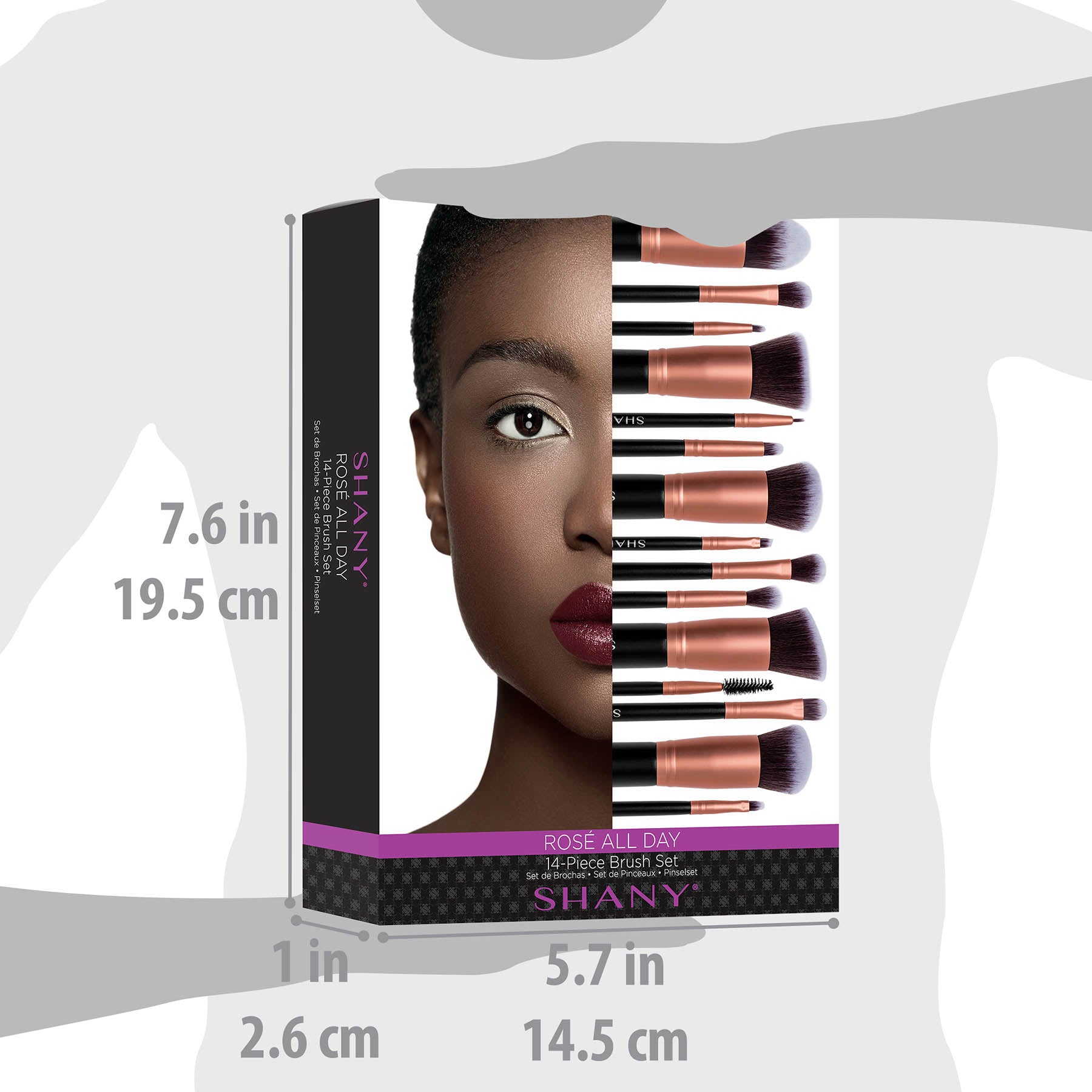 14 Piece Professional Makeup Brush Set - Found Essence 