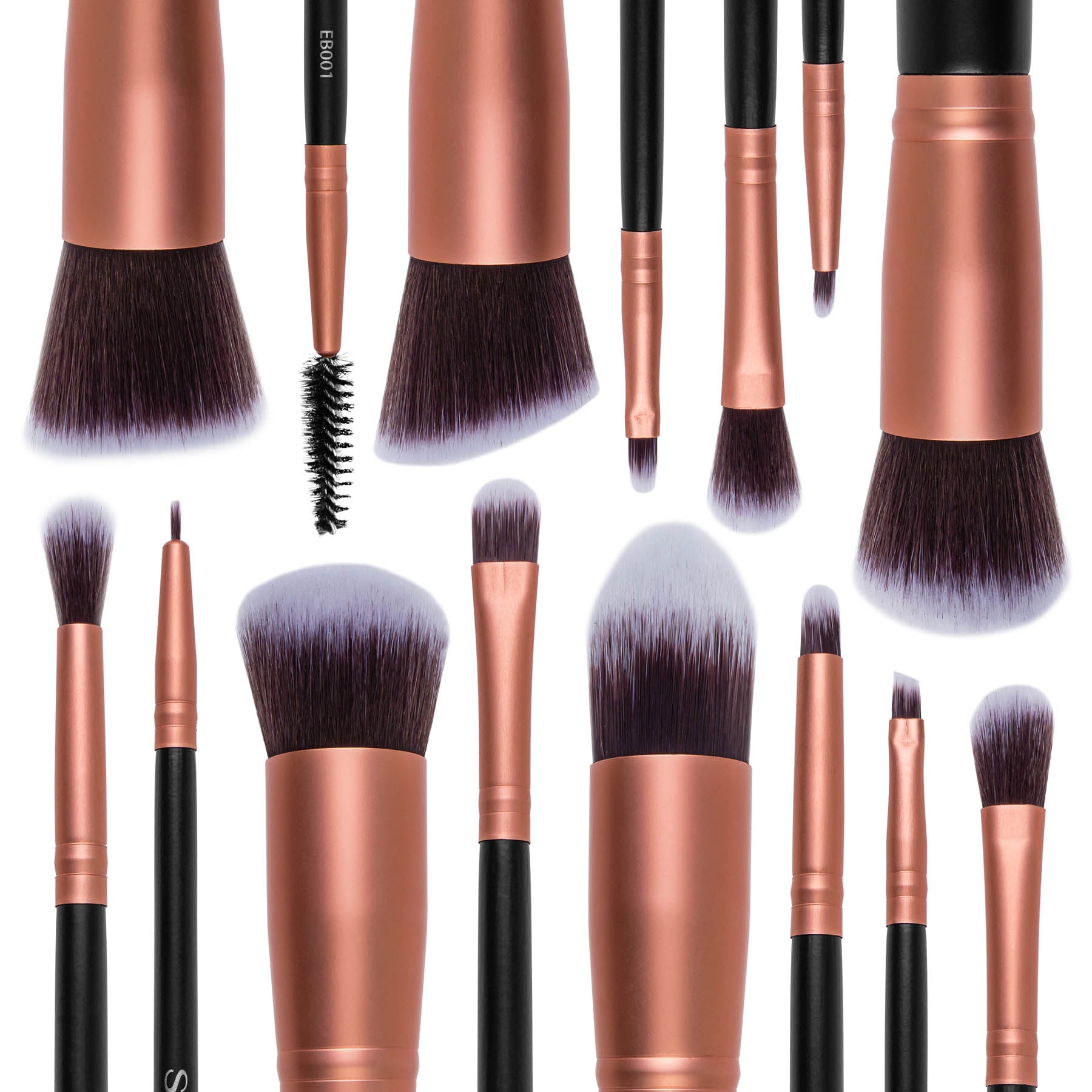 14 Piece Professional Makeup Brush Set - Found Essence 