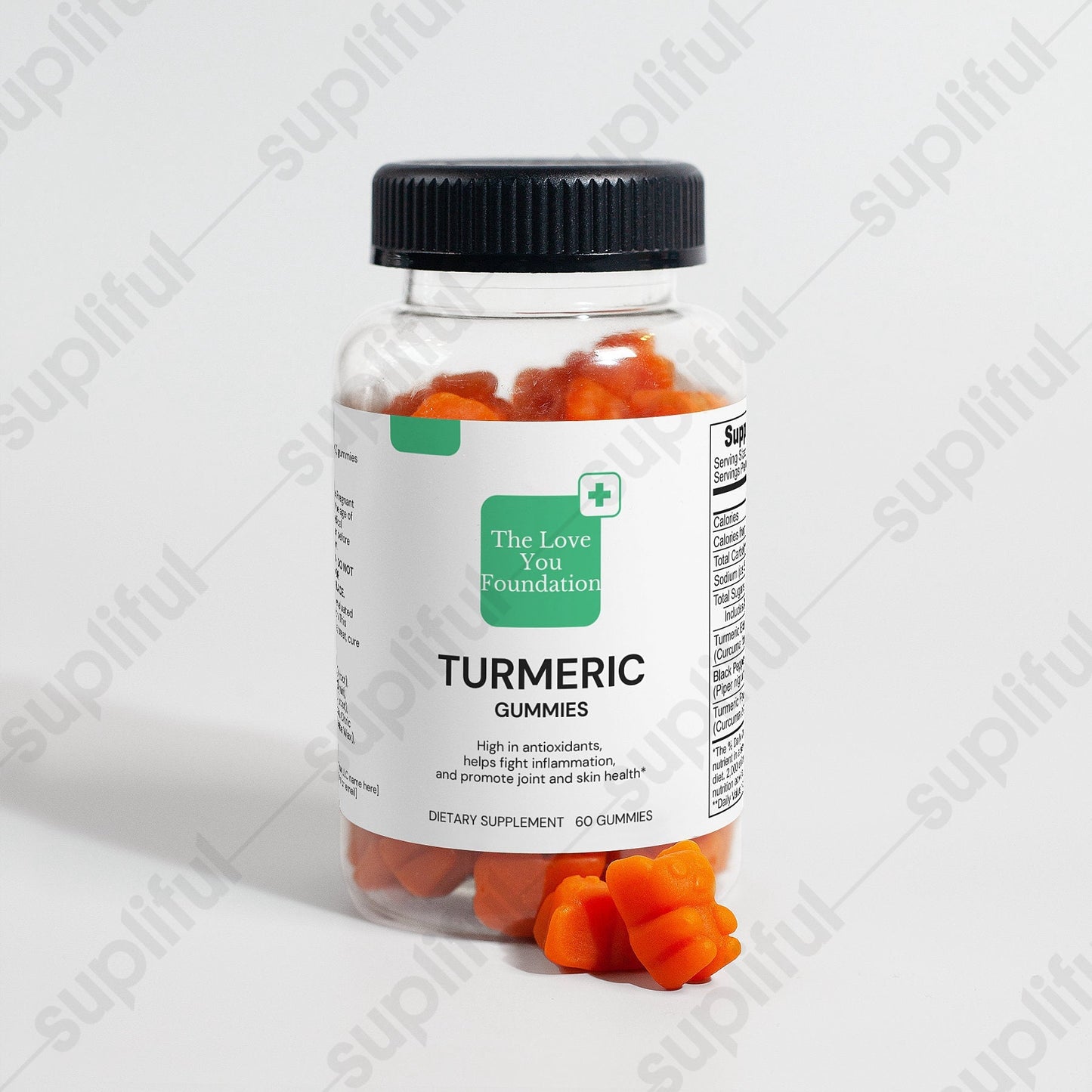Turmeric & Black Pepper Gummies (60 Gummies) - Found Essence