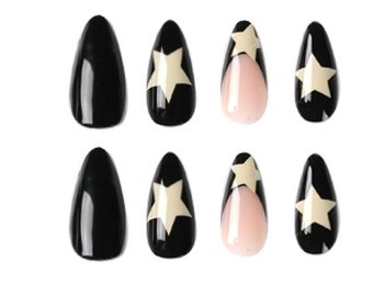 24pc French Star Nail Set - Found Essence