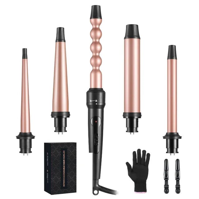 Women's Hair Curling Iron - 5-in-1 Set - Found Essence