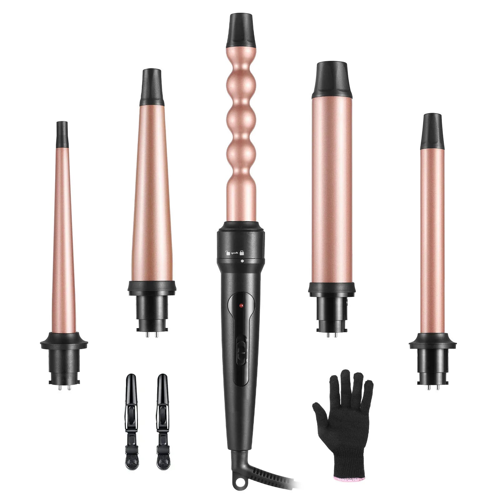 Women's Hair Curling Iron - 5-in-1 Set - Found Essence