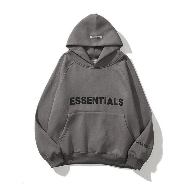 Essentials Sweatshirt Reflective Letter Printed - Found Essence