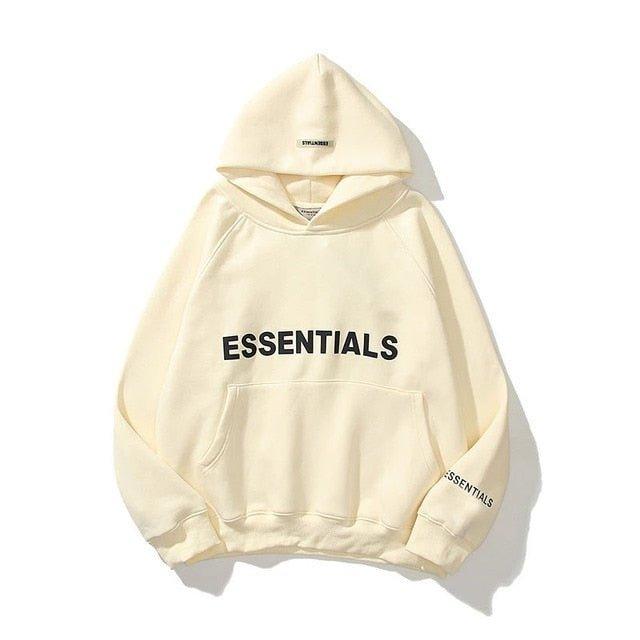 Essentials Sweatshirt Reflective Letter Printed - Found Essence