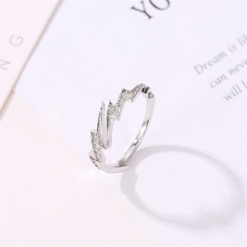 Lightning Sharp Design Rings - Found Essence