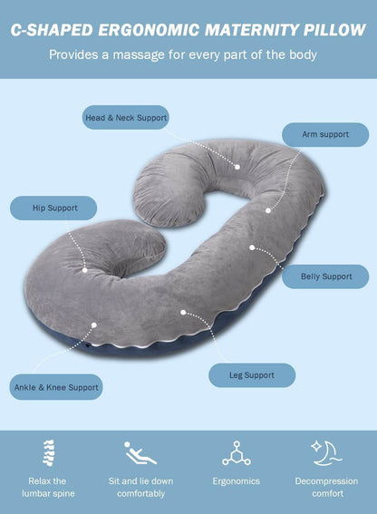 Pregnancy Pillow Curvy Shape - Found Essence