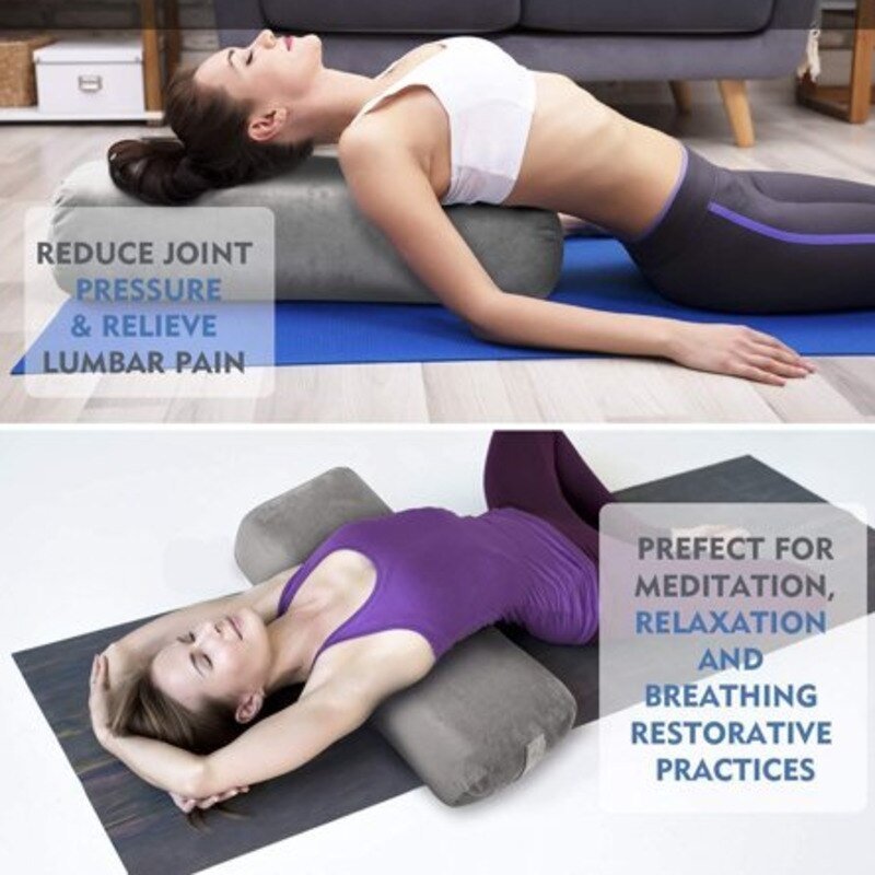 Yoga Bolster Pillow Fitness - Found Essence